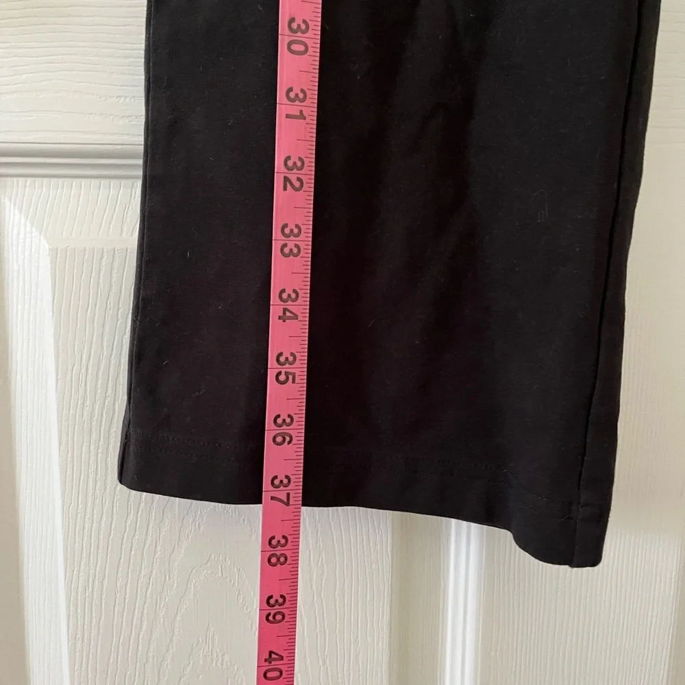 L.L. Bean Women's Black Straight Leg Leggings - Picture 4 of 5